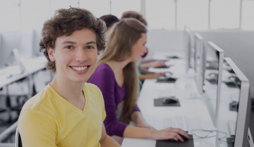 Estudiante en Vila Universitària