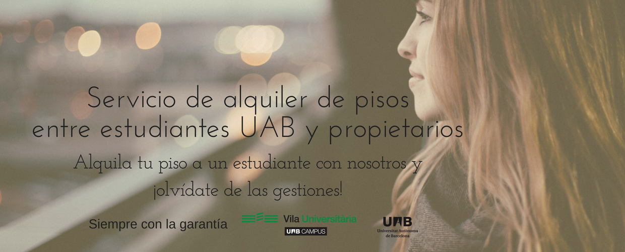 Alquiler de pisos en Barcelona entre estudiantes UAB y propietarios - Gestionamos tus havitaciones